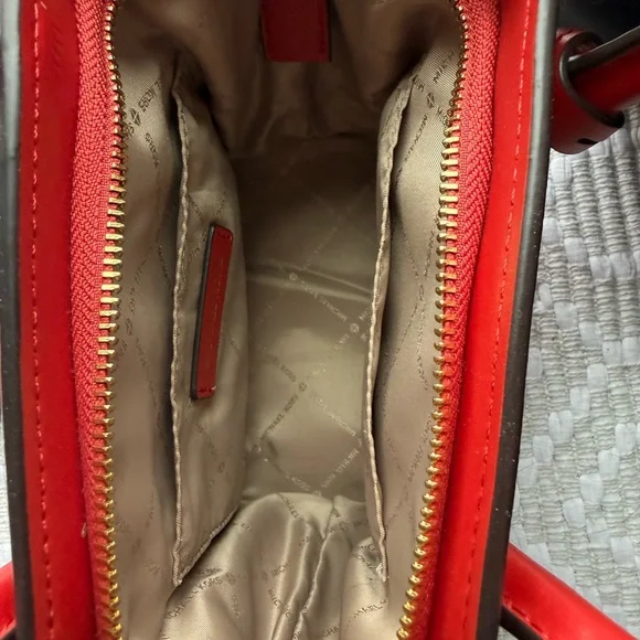 Michael Kors Avril Small Leather Top-Zip Satchel - Picture 5 of 10